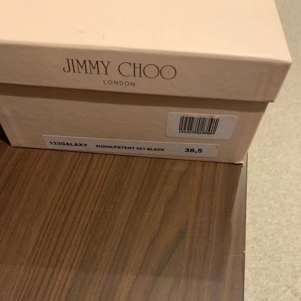 Jimmy Choo suede patent black flats 38.5 - Picture 5 of 5